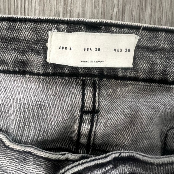 Zara grey wash men’s denim jeans size 36 - Picture 2 of 3